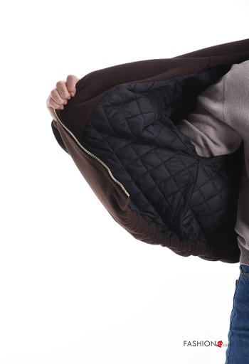 Bomber maniche lunghe con colletto con fodera con tasche con zip - ph 6