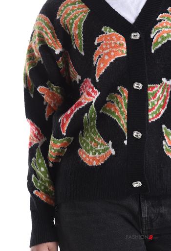 long sleeve Cardigan with buttons with v-neck - ph 4