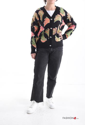 long sleeve Cardigan with buttons with v-neck - ph 5