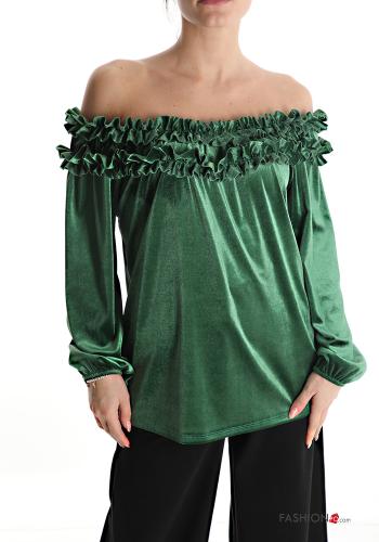 Blusa in velluto - ph 1