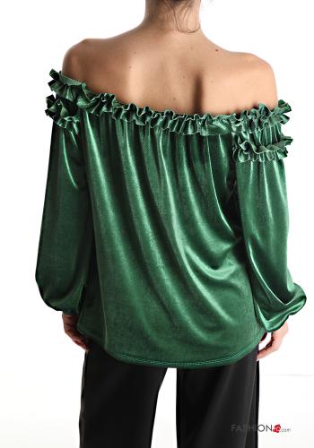 Blusa in velluto - ph 2