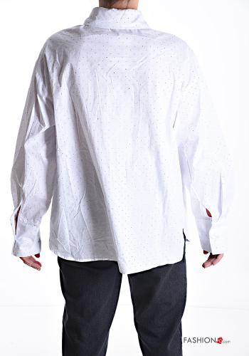 Camicia in Cotone con colletto con bottoni con borchie - ph 2