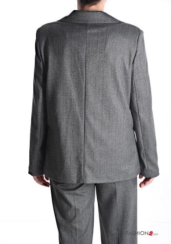 Blazer con bottoni con fodera - ph 2