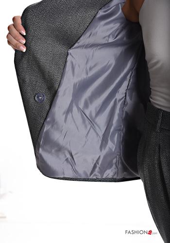 Blazer con bottoni con fodera - ph 6