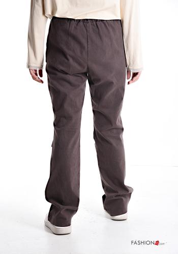 Pantalon en Coton avec poches avec élastique - ph 2