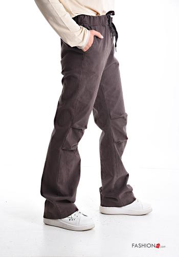Pantalon en Coton avec poches avec élastique - ph 3