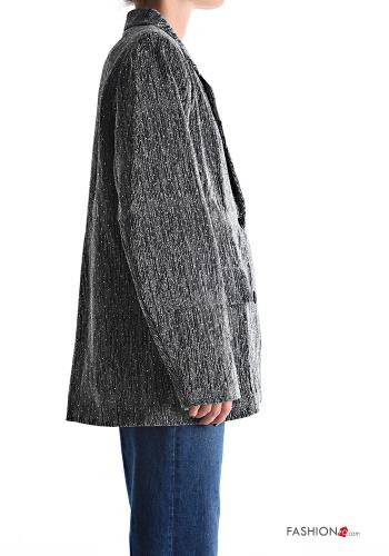 lurex Blazer with buttons with lining - ph 3