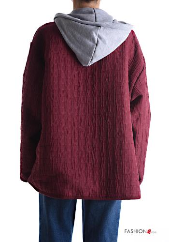 Jacket with buttons with lining with hood - ph 2