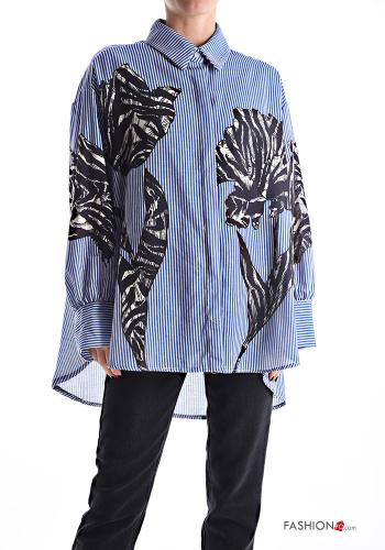 Camicia in Cotone maniche lunghe con colletto con bottoni - ph 1
