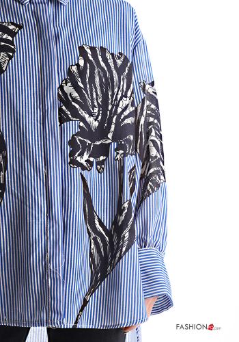 Camicia in Cotone maniche lunghe con colletto con bottoni - ph 4
