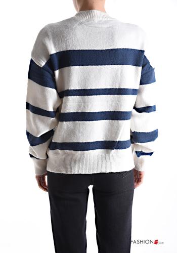 Graphic Print long sleeve crew neck Sweater - ph 2