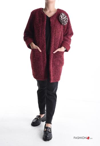 Cappotto maniche lunghe con tasche senza fodera