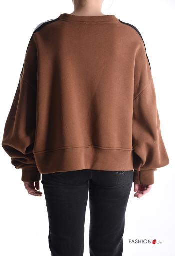 Felpa in Cotone maniche extra lunghe girocollo - ph 2