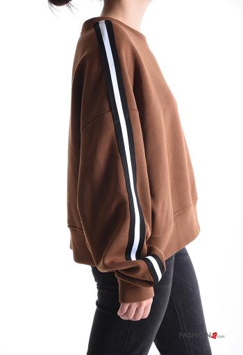 Felpa in Cotone maniche extra lunghe girocollo - ph 3