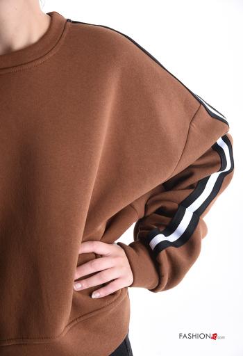 Felpa in Cotone maniche extra lunghe girocollo - ph 4