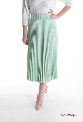 pleated Skirt with belt - ph 1