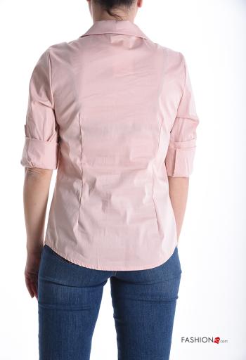 Camicia in Cotone con colletto con bottoni - ph 2