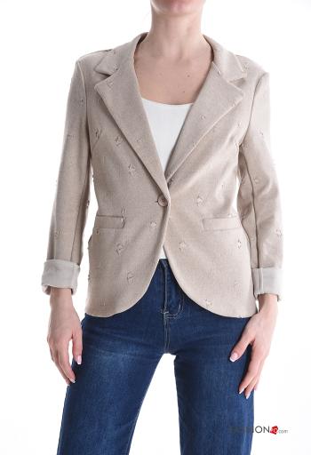 Giacca in Cotone maniche lunghe con bottoni - ph 1