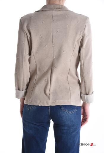 Giacca in Cotone maniche lunghe con bottoni - ph 2