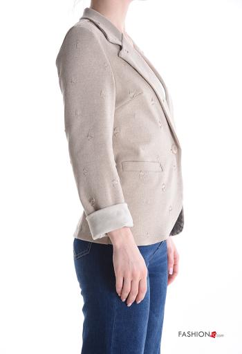 Giacca in Cotone maniche lunghe con bottoni - ph 3