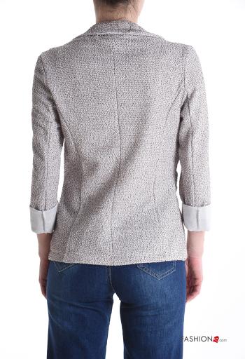 Giacca in Cotone maniche lunghe con bottoni - ph 2