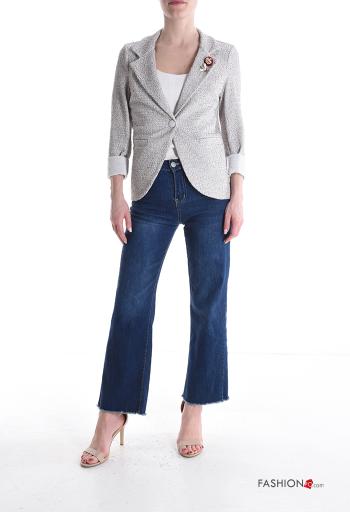 Giacca in Cotone maniche lunghe con bottoni - ph 5