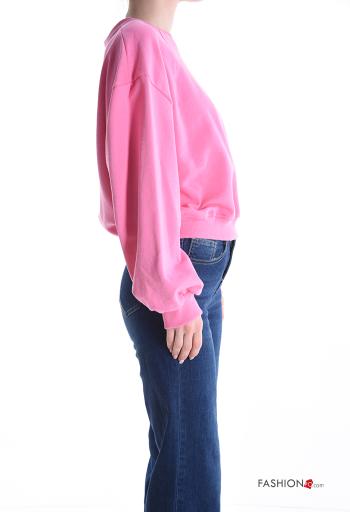 Felpa in Cotone corto maniche corte girocollo - ph 3