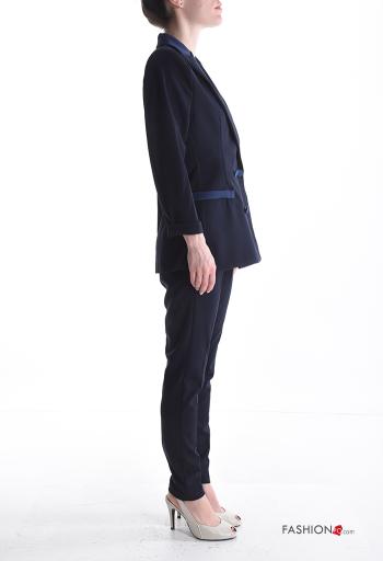 Pantalone raso con bottoni senza fodera - ph 3
