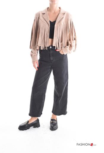Chaqueta Gamuza corto con flecos - ph 5