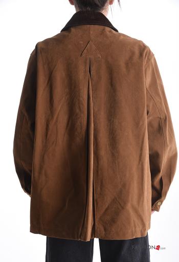 Giacca maniche lunghe con colletto con bottoni con tasche - ph 2