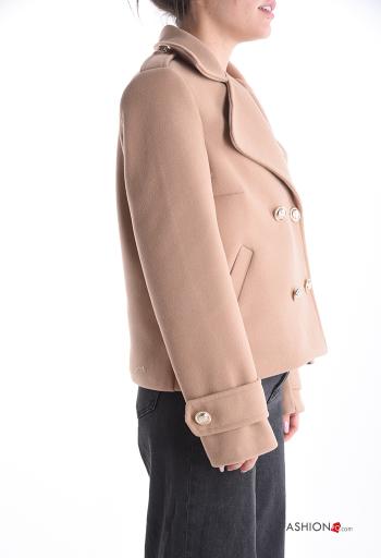 Blusão abotoamento duplo manga comprida com botões - ph 3