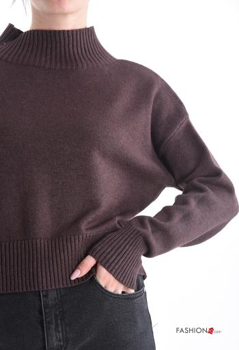 Maglione maniche lunghe a collo alto - ph 4