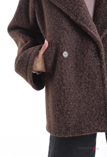 Giacca maniche lunghe senza fodera con bottoni con tasche - ph 4