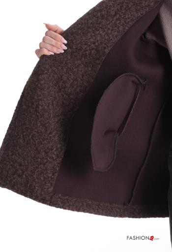 Giacca maniche lunghe senza fodera con bottoni con tasche - ph 6