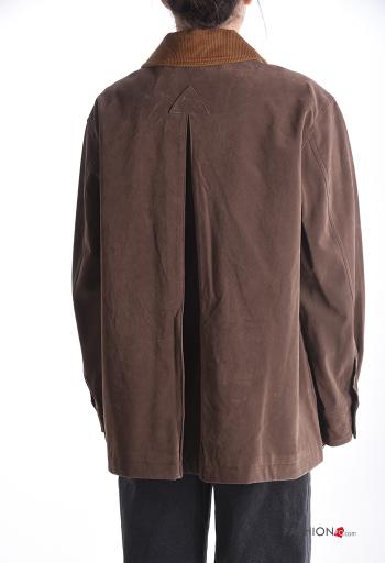 Giacca maniche lunghe con fodera con zip con bottoni con tasche - ph 2