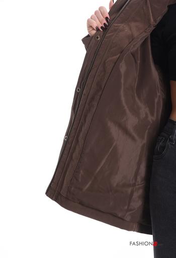 Giacca maniche lunghe con fodera con zip con bottoni con tasche - ph 6