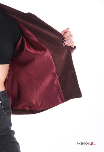 Bomber maniche lunghe con fodera con bottoni con tasche - ph 6