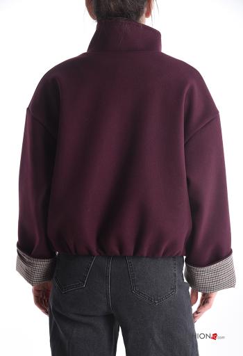 Giacca con fodera con zip a collo alto con tasche - ph 2