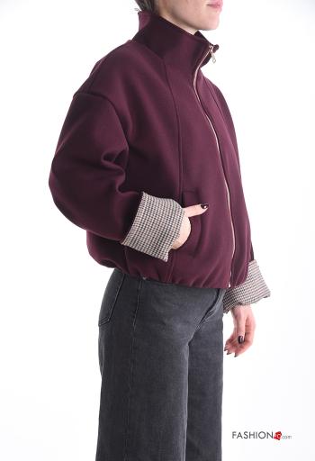Giacca con fodera con zip a collo alto con tasche - ph 3