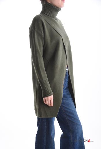 Maglione maniche lunghe a collo alto con spacco - ph 3
