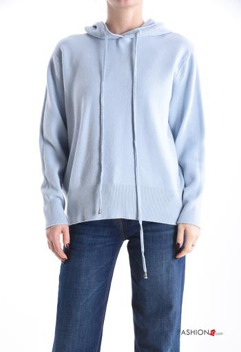 Maglione maniche lunghe con cappuccio - ph 1