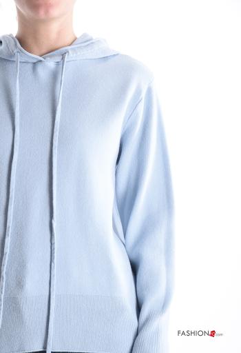 Maglione maniche lunghe con cappuccio - ph 4