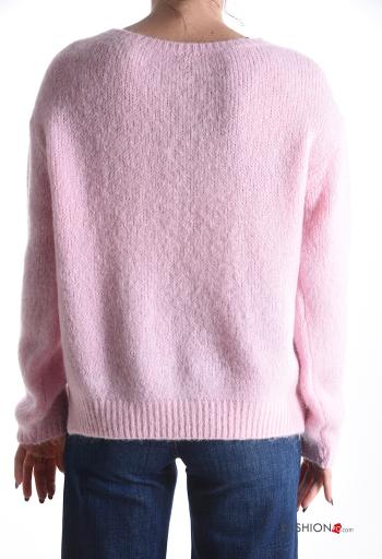 Maglione in Misto Lana maniche lunghe girocollo - ph 2