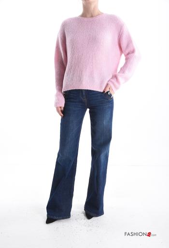 Maglione in Misto Lana maniche lunghe girocollo - ph 5