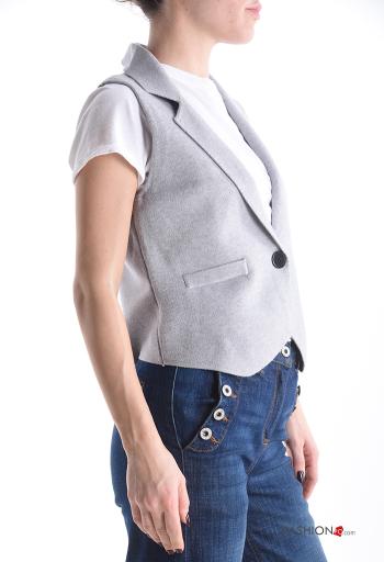 Smanicato con colletto con bottoni - ph 3