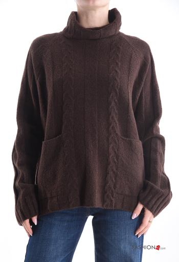 Jersey de Mezcla de Lana