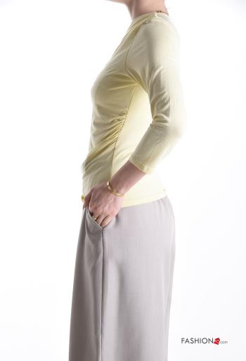 Camisola de mangas compridas Estilo Casual - ph 3