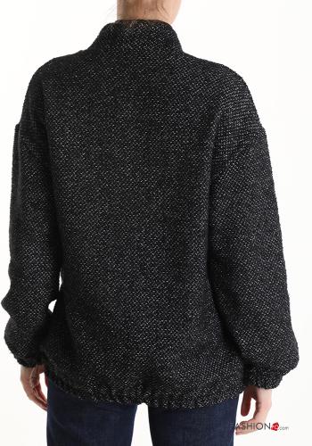 Bomber in Cotone con bottoni con tasche - ph 2