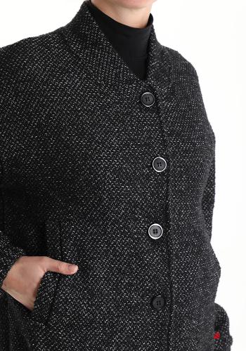 Bomber in Cotone con bottoni con tasche - ph 4