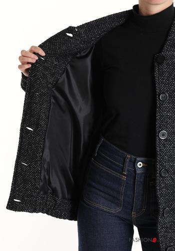 Bomber in Cotone con bottoni con tasche - ph 5